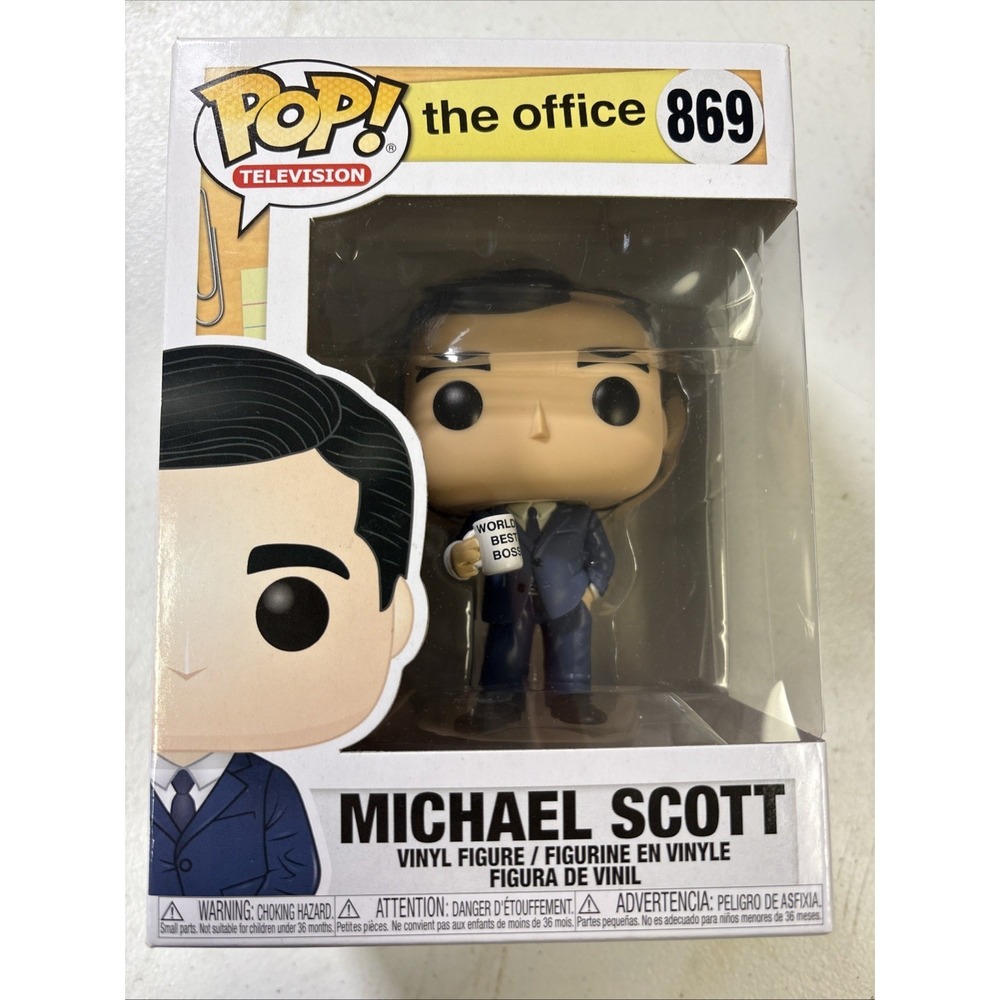 Funko Pop! Vinyl The Office Michael Scott #869 World's Best Boss Vinyl Figure